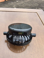 Single Fan Round Black