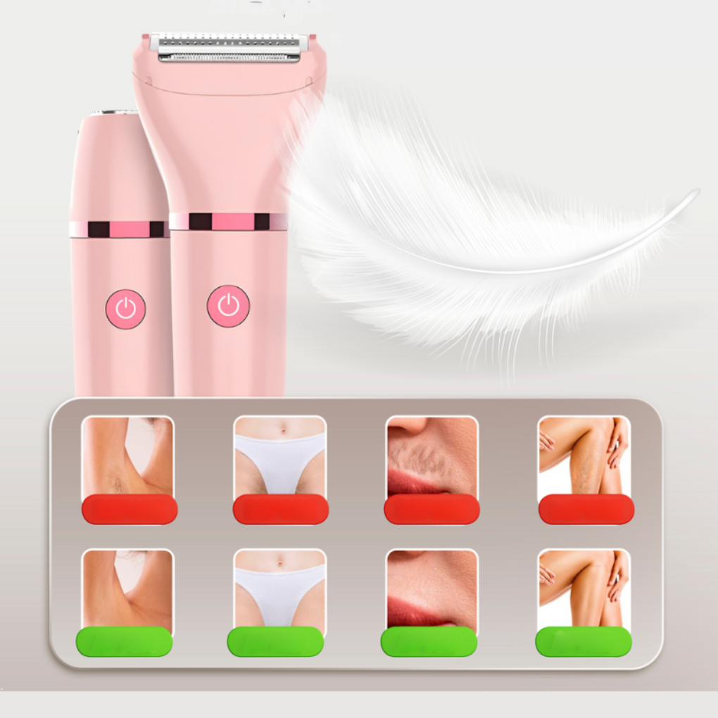 Smooth skin with this wet/dry women's electric shaver. Rechargeable 3-in-1 tool for effective face & body hair removal.