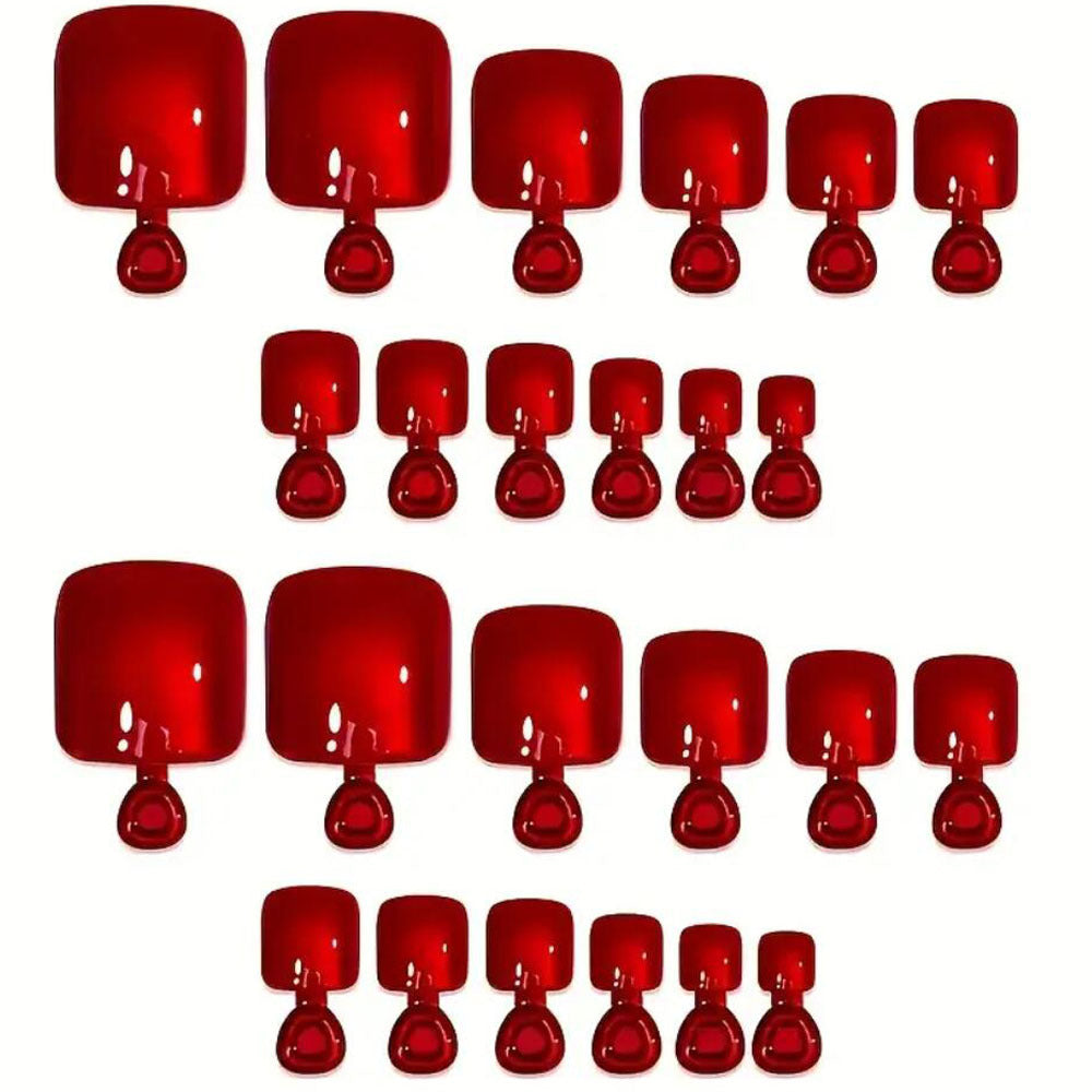 Display of assorted gel polishes from a 96-piece professional pedicure set, perfect for salon-quality nails.