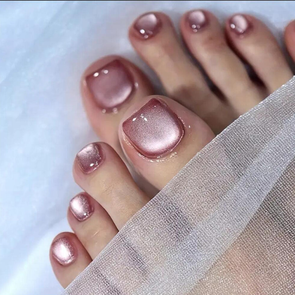 Professional gel toenail polish set for women, featuring long-lasting, chip-resistant vegan & cruelty-free formula.