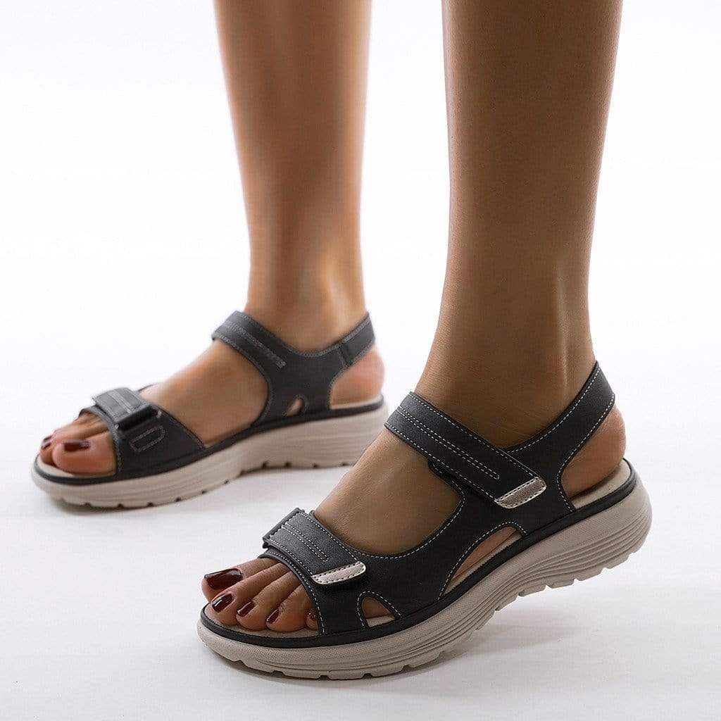 Women's adjustable comfort sandals with padded straps, ideal for everyday foot support.