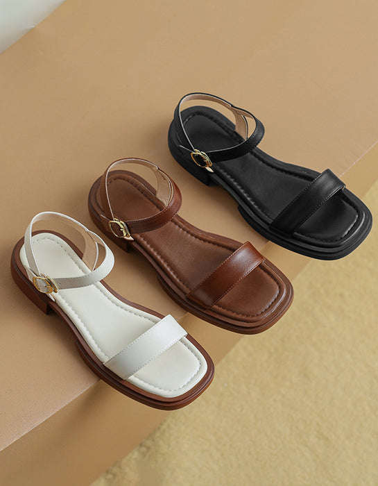 Durable women's open-toe sandals with adjustable straps, providing comfort for summer adventures.