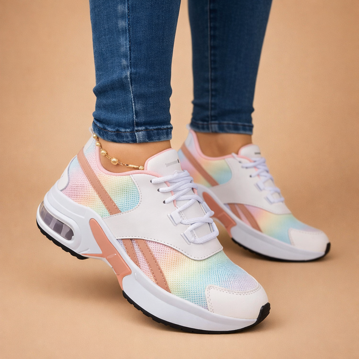Lightweight breathable women's sneakers, offering superior air cushion comfort for all your active adventures.