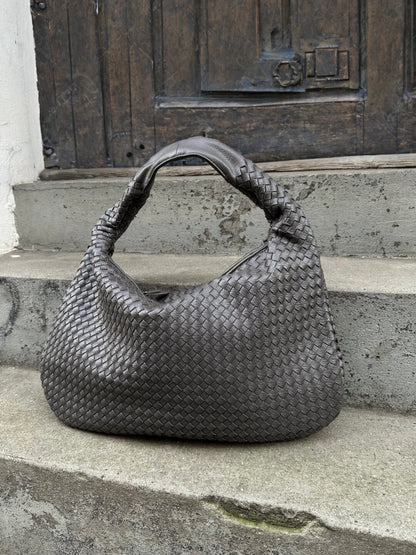 Large capacity Alena tote bag for women, elegant and practical vegan leather design.
