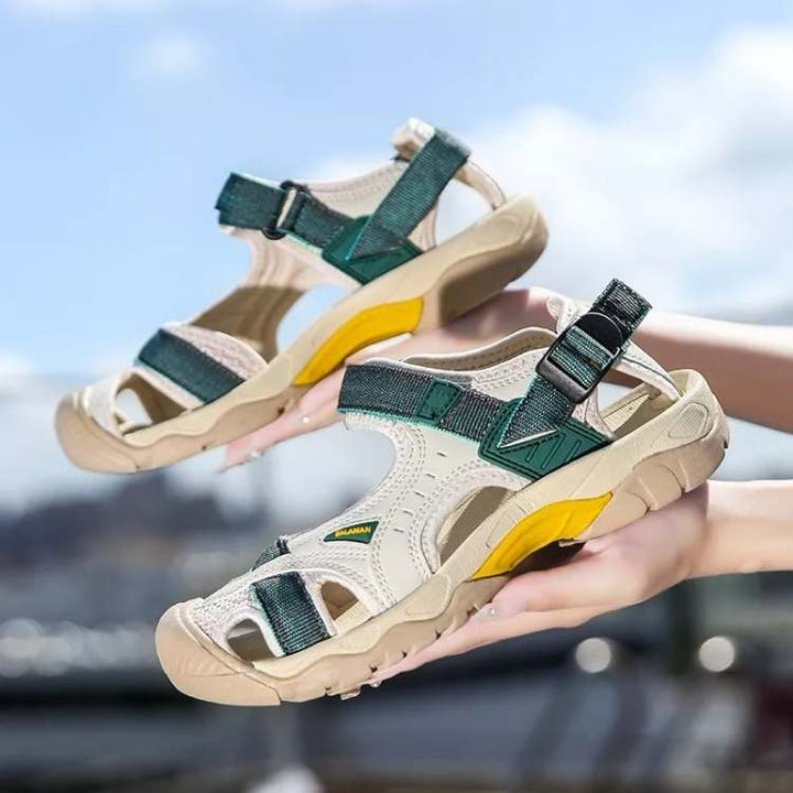 Comfortable women's summer sandals, perfect for travel & versatile outdoor adventures.