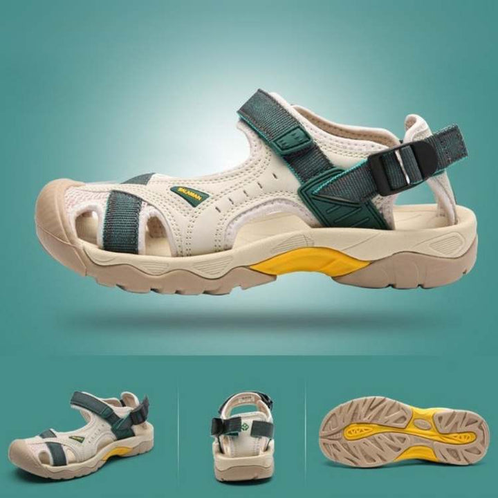 Durable women's outdoor footwear; versatile all-terrain sandals for summer exploration & travel.