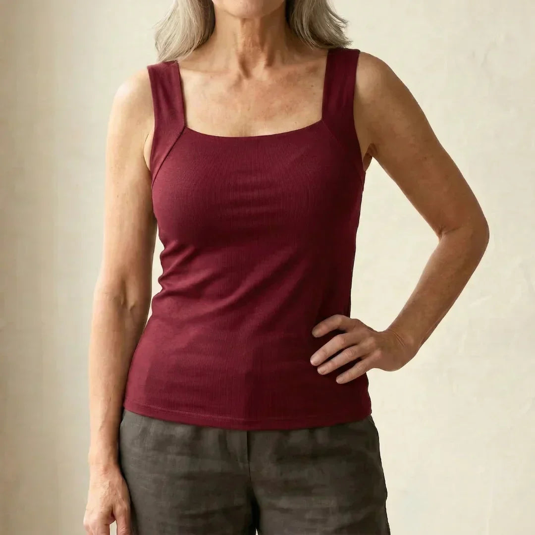 Everyday Women's Althea Comfort Tank, offering stylish support with its integrated bra.