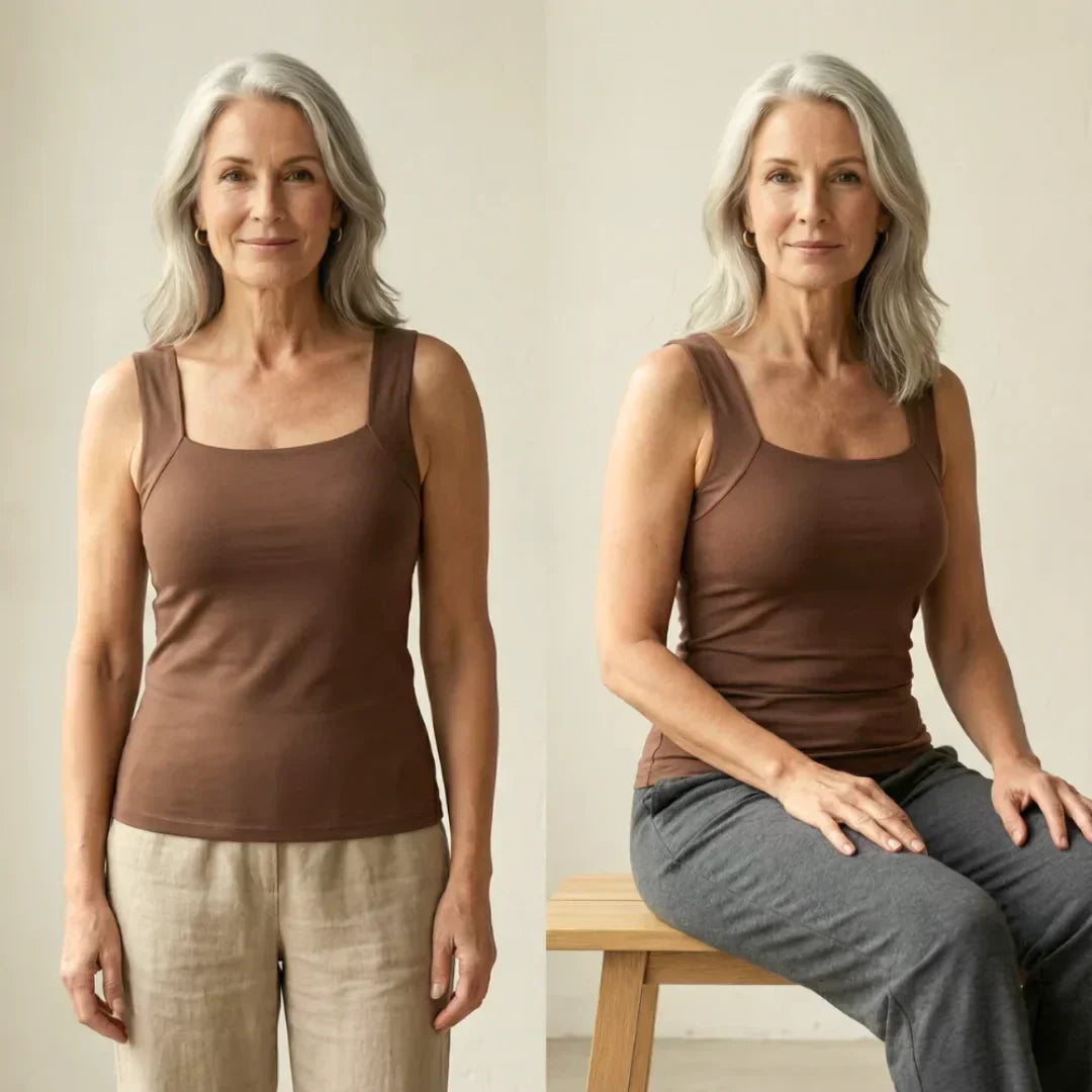 Everyday Althea Comfort Bra Tank, a chic women's top with built-in support for summer style.