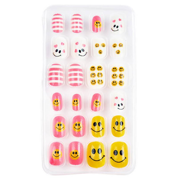 Trendy animal print press-on nails for women. Instant decorative fake nails for a stylish and effortless manicure.