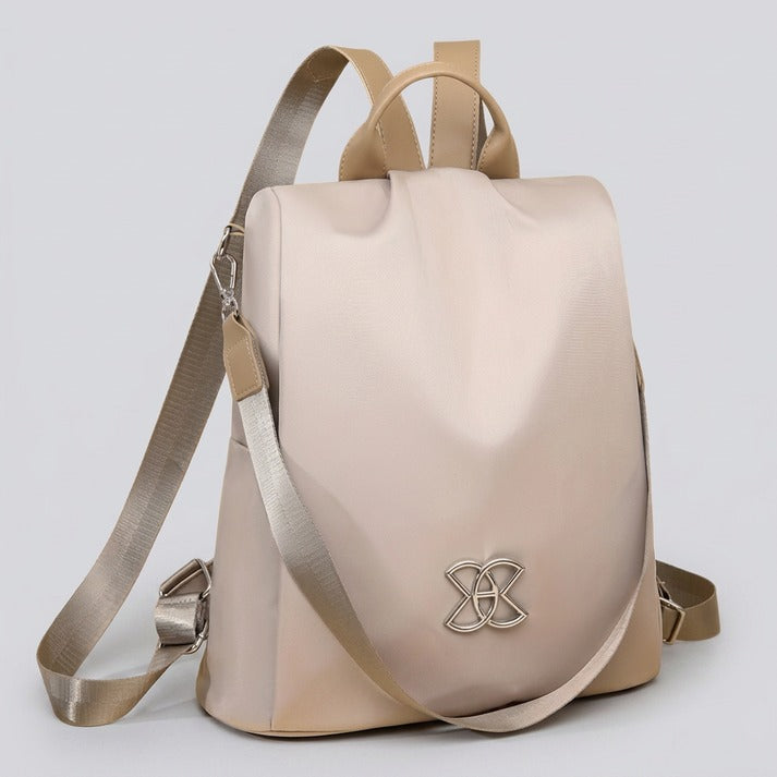 Women's secure anti-theft travel crossbody bag, ideal for peace of mind while exploring or commuting. Black.