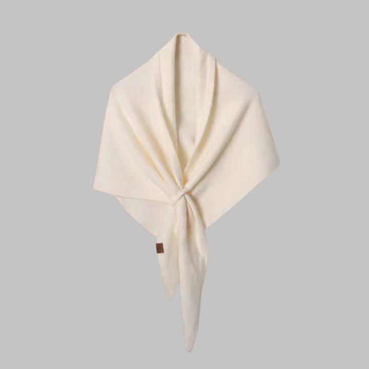 Fashion accessory: women's bold striped soft triangle shawl wrap, elegant & cozy.
