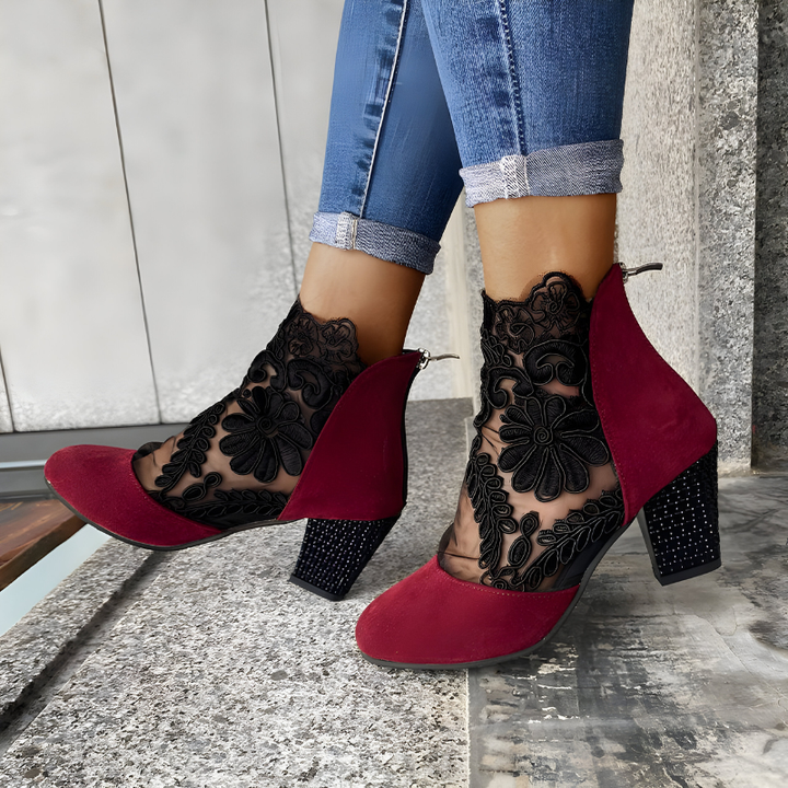Orthopedic heels for women, breathable & comfortable, designed for pain relief & arch support.
