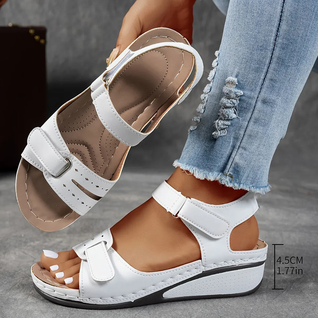 Supportive Women's Calla elegant orthopedic strap sandals, designed for all-day comfort & stability in summer.