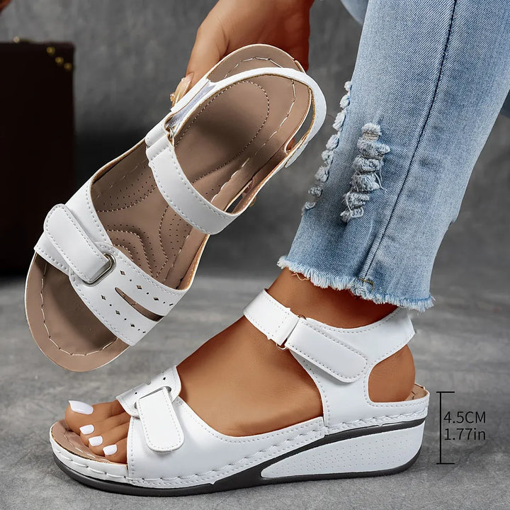 Supportive Women's Calla elegant orthopedic strap sandals, designed for all-day comfort & stability in summer.