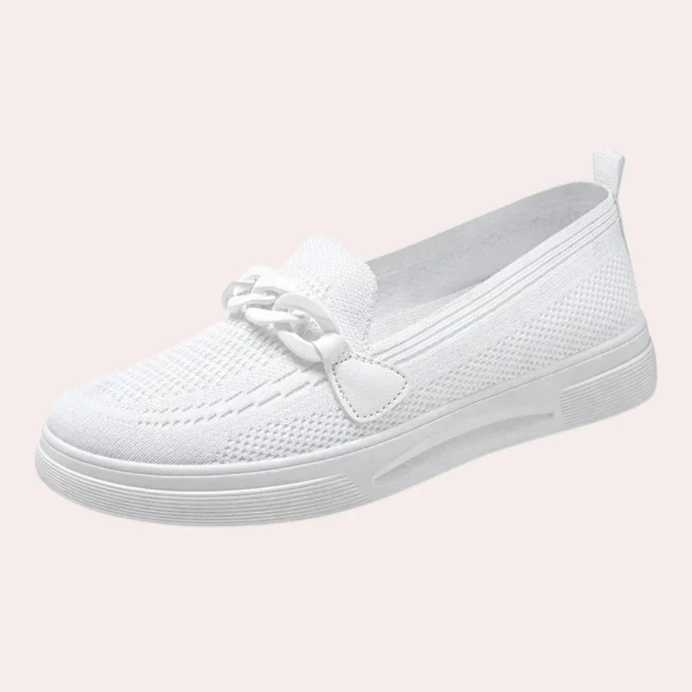 Comfortable women's orthopedic summer sneakers with posture correction, cushioned sole & slip-resistant design.