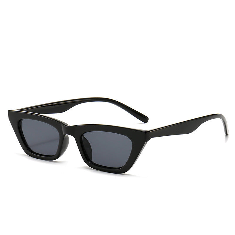 Stylish cat-eye sunglasses, a perfect women's summer accessory for any outfit.
