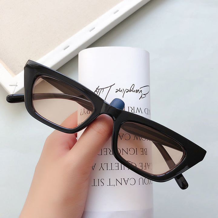 Women's trendy cat-eye shades with advanced UV protection, a must-have accessory.