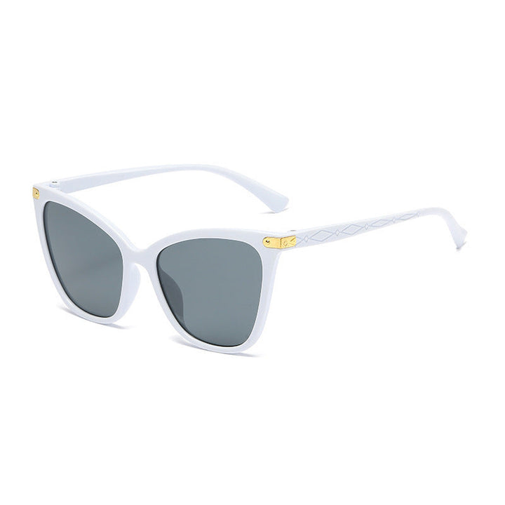 Chic cat-eye sunglasses, a classic vintage-style accessory for women, ensuring UV defense.