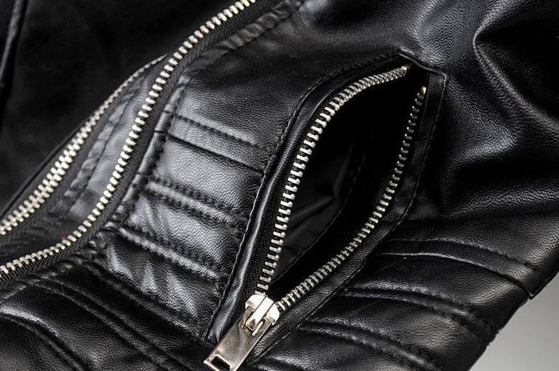 Chic women's outerwear: a black classic biker jacket, versatile for an edgy or sophisticated fashion.