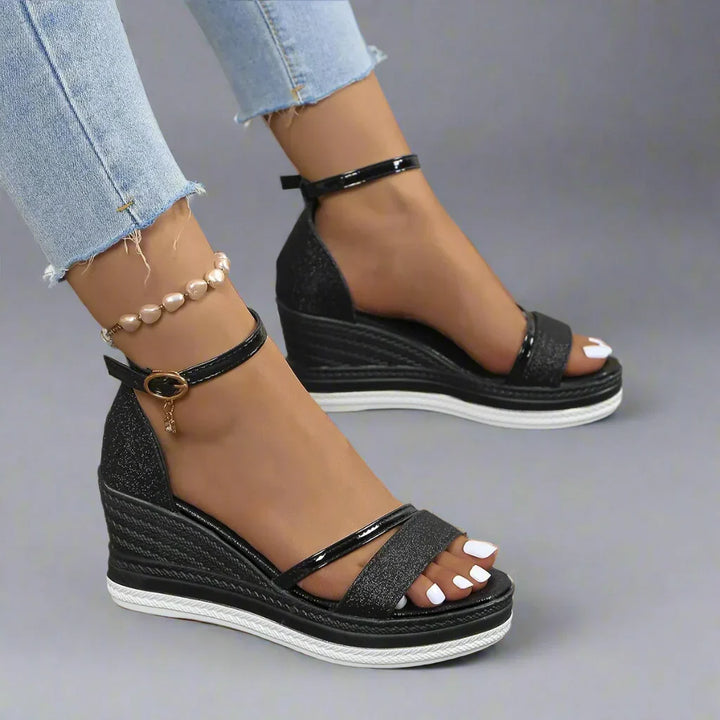 Durable women's everyday sandals offering orthopedic comfort and excellent arch support for long walks & daily use.