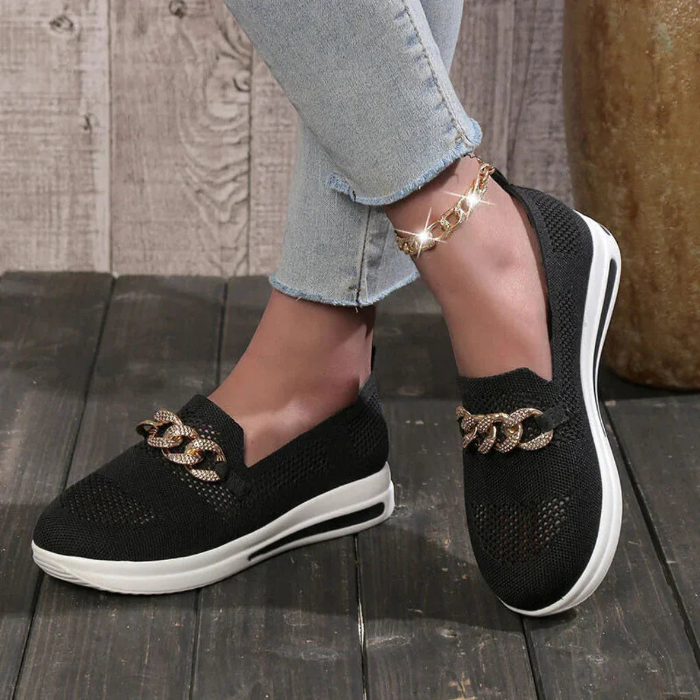 Women's classic slip-on loafers for effortless style and all-day comfort, perfect for everyday wear.