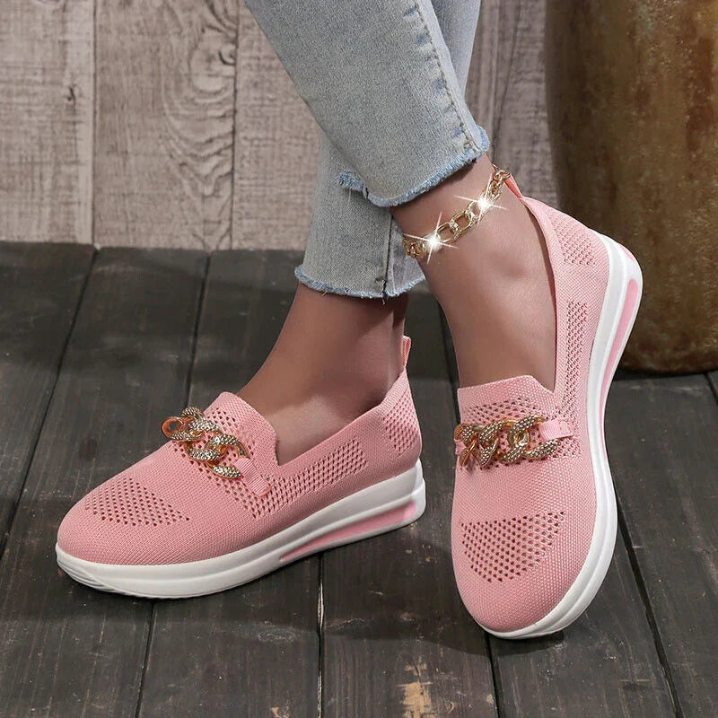 Comfortable women's classic loafers with easy slip-on design, perfect for everyday wear and long hours.