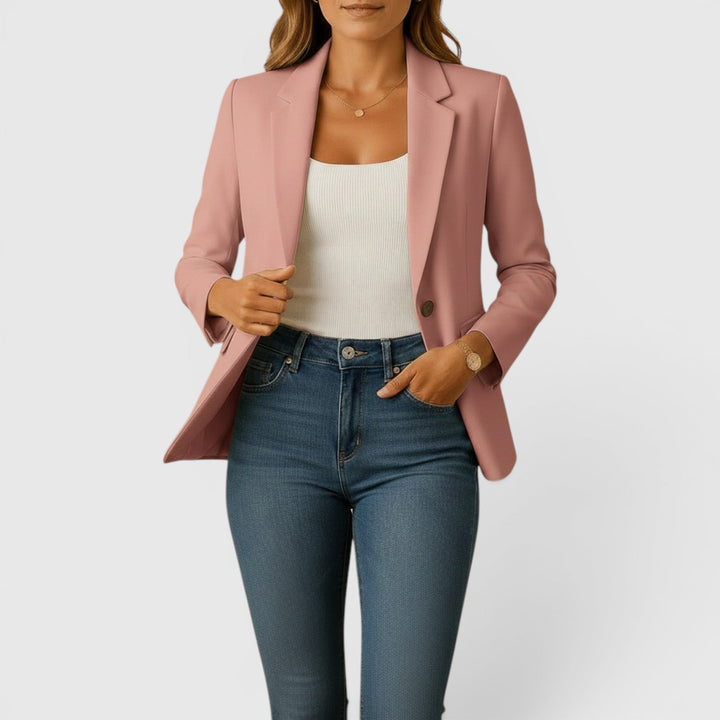 Women's tailored stretch blazer for a polished look, perfect for any professional or semi-formal event.