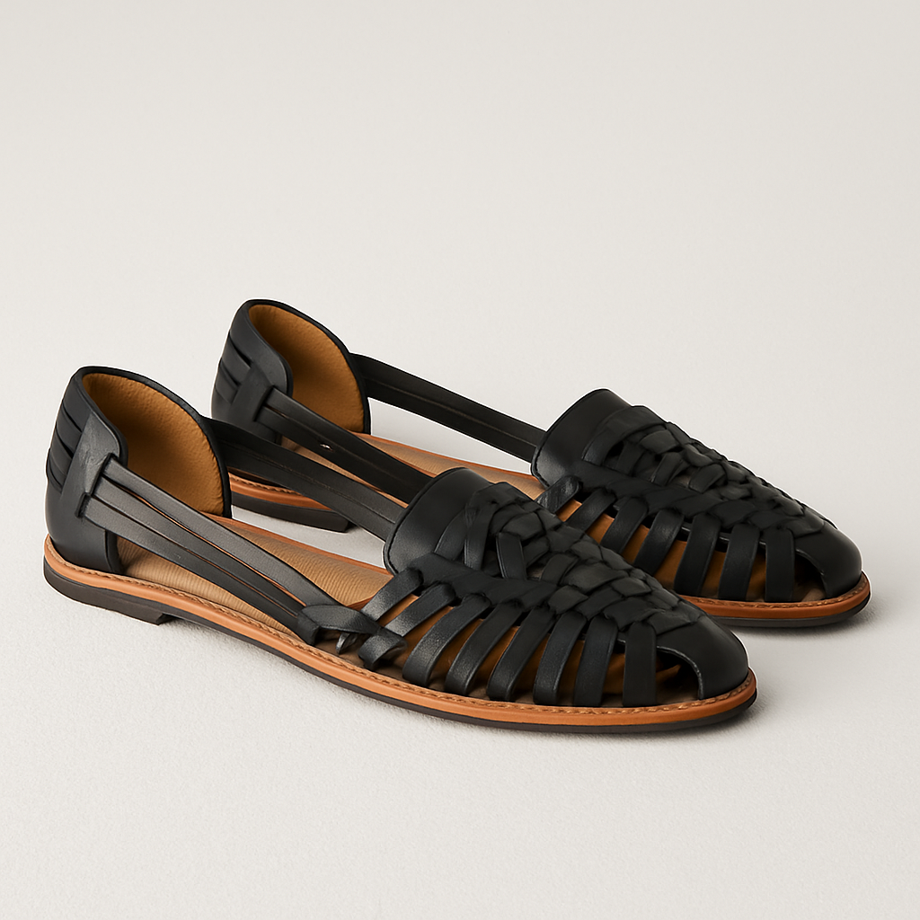Comfortable women's closed toe strappy slingback sandals. Stylish and perfect for casual everyday summer wear.