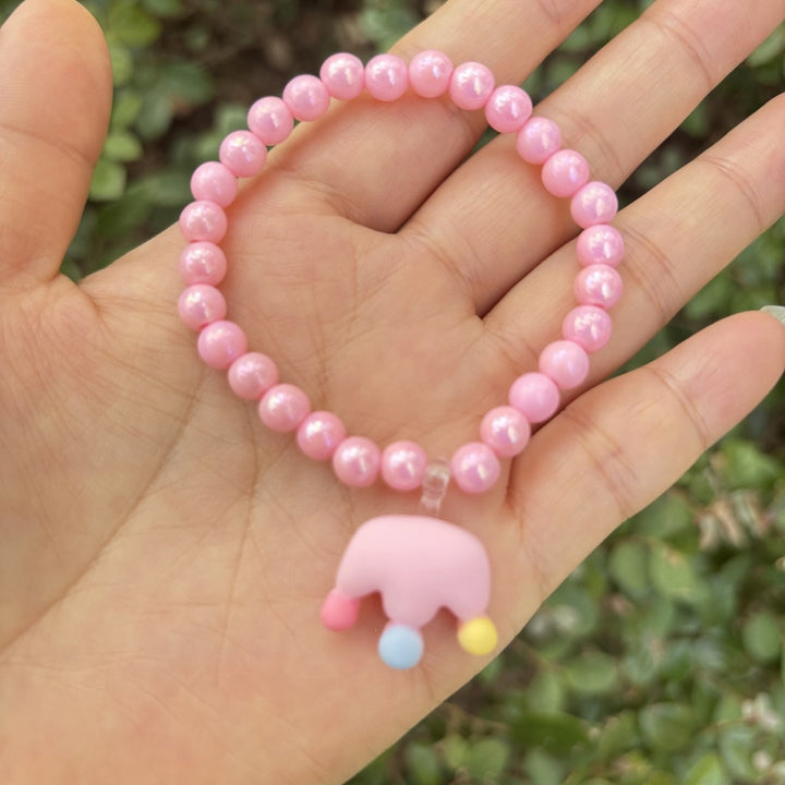 Women's charming glass elephant charm bracelet, colorful beads, ideal fashion accessory, comfortable fit.