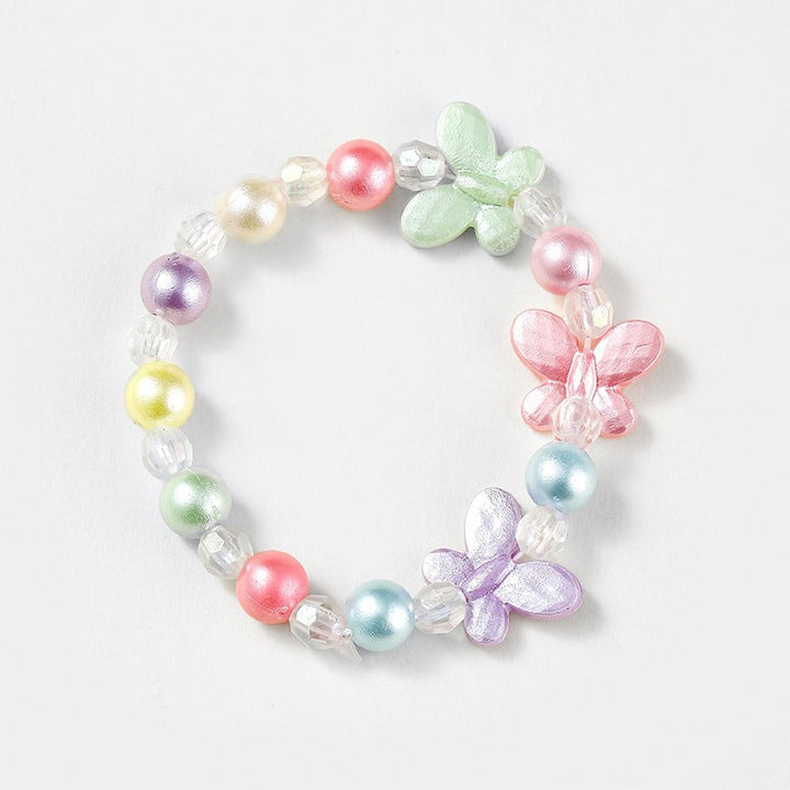 Soft cord adjustable friendship bracelet with cute colorful heart charms.