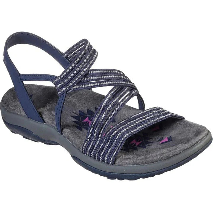 Stylish women's comfort sandals with orthopedic arch support, adjustable for a perfect fit. Ideal summer shoes.
