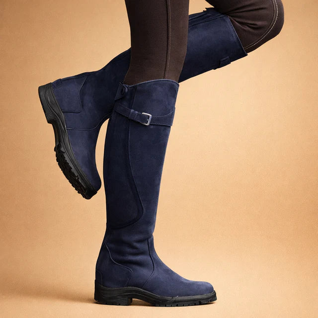 Comfortable high boots for women, designed for all-day wear. Ideal for fall & winter outdoor walking.