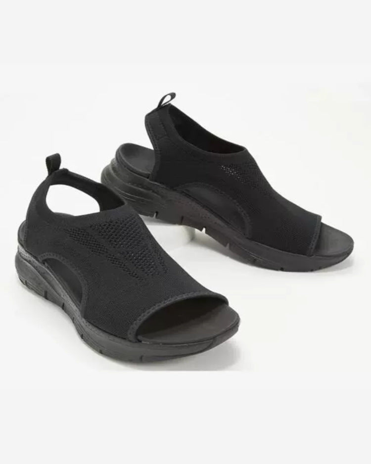 Stylish women's spring open-toe sandals. Enjoy comfortable, versatile everyday slip-on shoes for women.