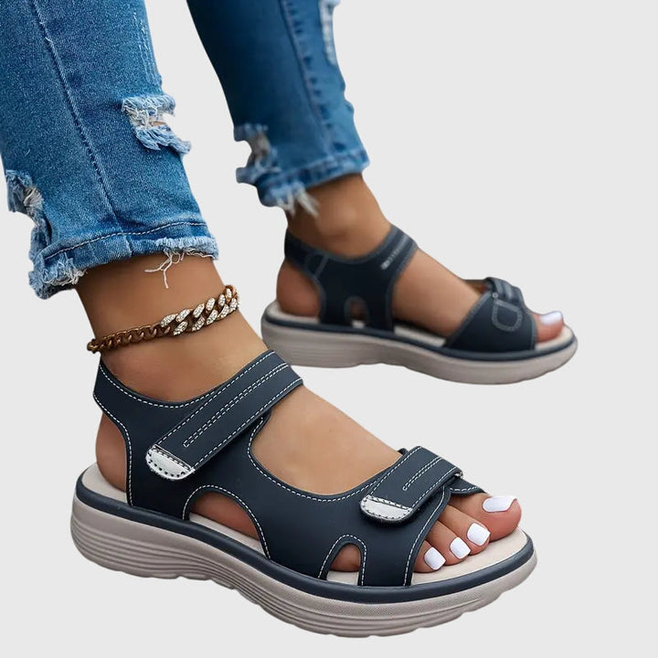 Health-focused women's sandals, designed for foot pain relief and comfortable orthopaedic support.