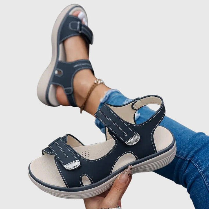 Everyday women's summer sandals with arch support, combining style, comfort, and foot pain relief.