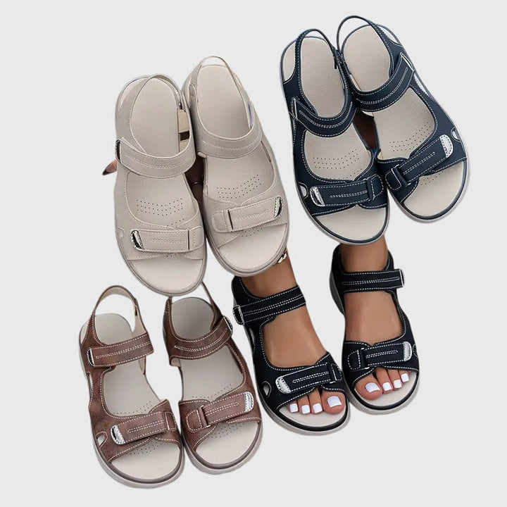Premium women's orthopaedic sandals, offering maximum comfort, arch support & effective foot pain relief.