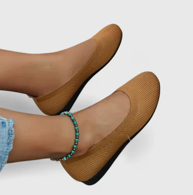Soft, comfortable orthopaedic slip-on shoes for women, designed for daily wear, posture correction & pain relief.