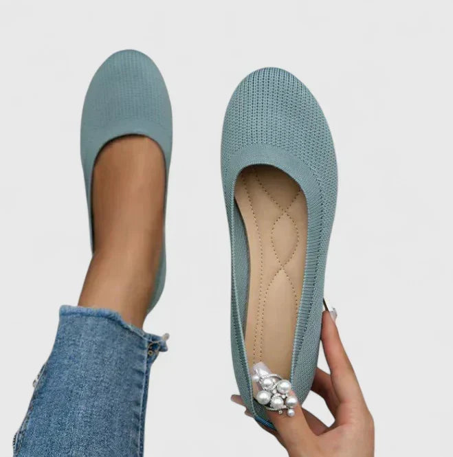 Easy slip-on women's orthopaedic comfort shoes, offering superior arch support & posture correction for daily wear.