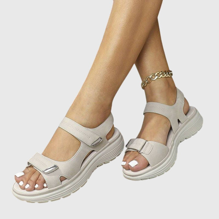 Women's comfortable orthopaedic walking sandals with arch support for everyday wear.