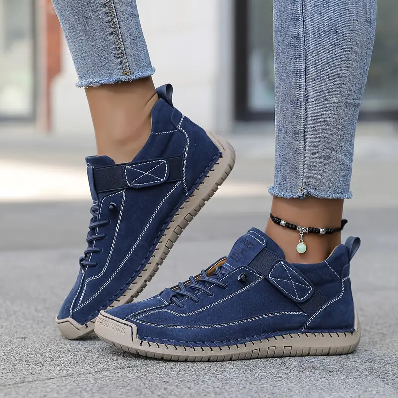 Stylish women's slip-on orthopedic sneakers, perfect for casual everyday wear and all-day support.