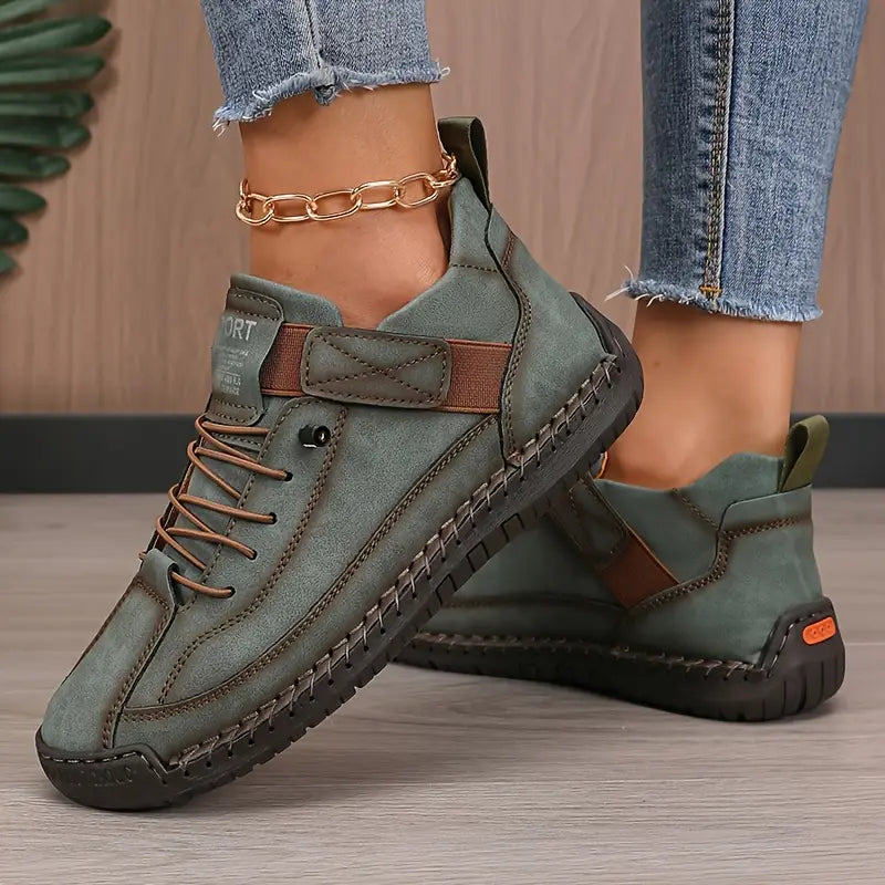 Easy-wear slip-on women's orthopedic sneakers, offering reliable arch support and daily comfort.