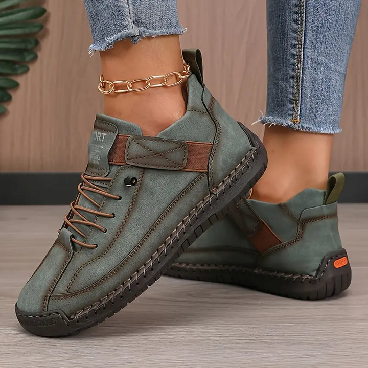 Easy-wear slip-on women's orthopedic sneakers, offering reliable arch support and daily comfort.