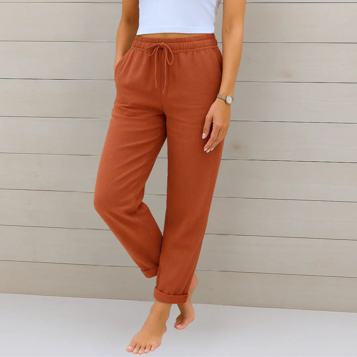 Women's stretch trousers for ultimate comfort, featuring lightweight fabric & versatile style.