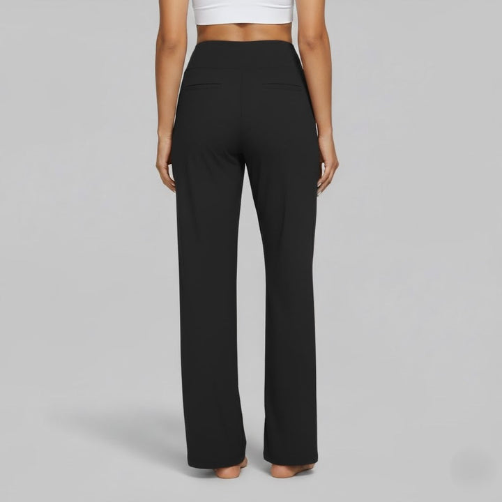 Soft and comfortable women's trousers, offering a flexible fit for casual and everyday fashion.