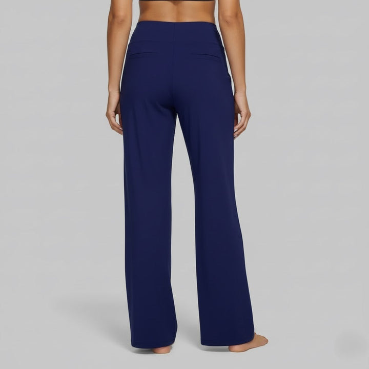 Stylish women's comfortable stretch trousers, a wardrobe essential for casual fashion.
