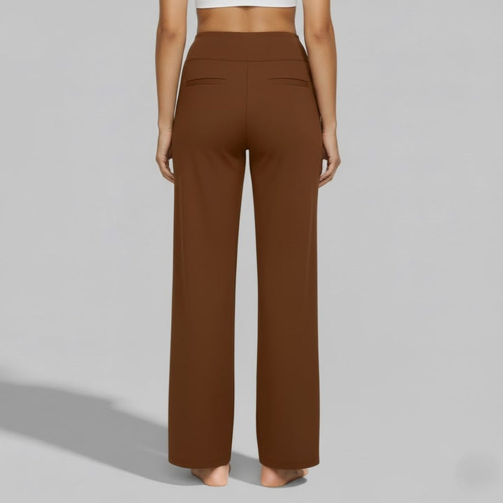 Soft fabric women's stretch trousers, offering an exceptional comfortable and relaxed fit.