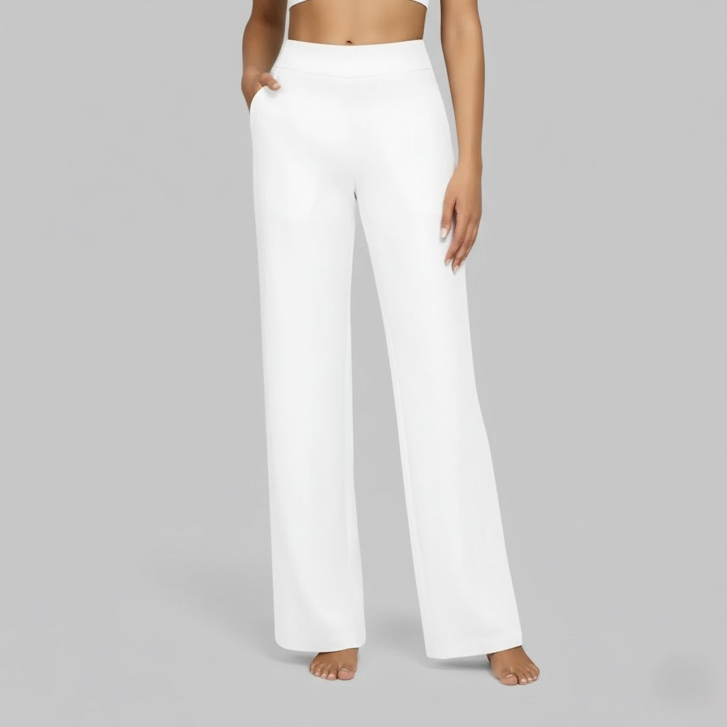 Durable women's everyday pants with a comfortable stretch, built for long-lasting wear.