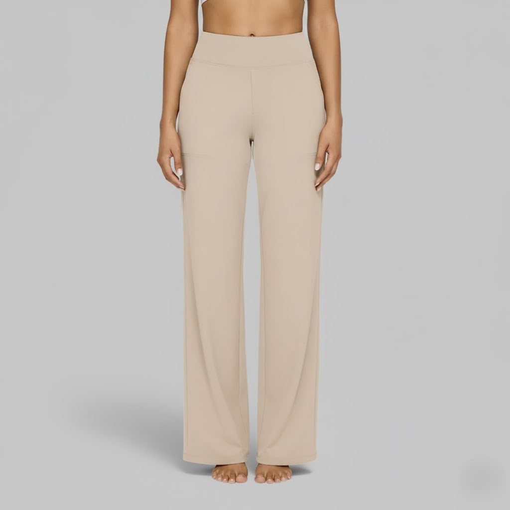 Versatile fashion: comfortable stretch trousers for women, suitable for work or leisure.