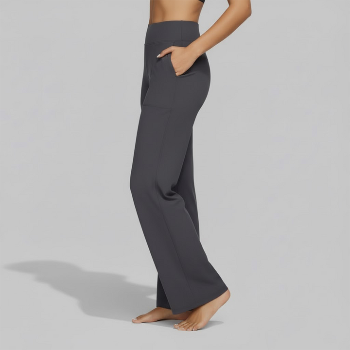 Comfortable ladies' pants with a flexible stretch, perfect for active or relaxed days.