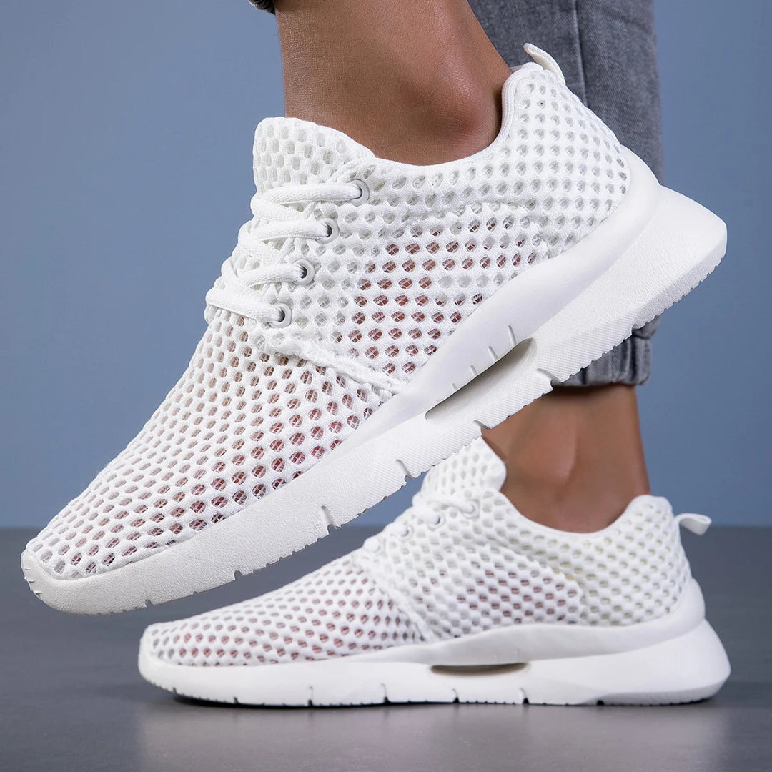 Women's comfortable walking sneakers with arch support for all-day wear. Ideal for everyday activities.